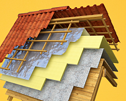 Proteção térmica para telhados