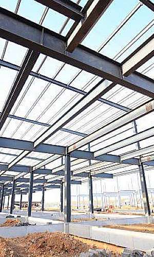 Estrutura metálica para telha sanduiche Estrutura metálica para telha sanduiche