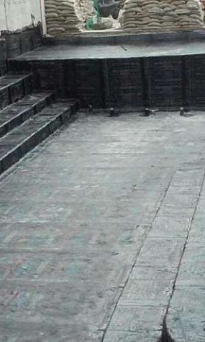 Impermeabilização com manta asfáltica Impermeabilização com manta asfáltica