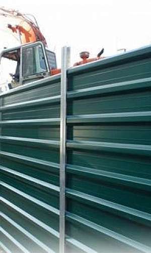 Tapumes metálicos para obras Tapumes metálicos para obras