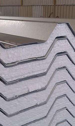 Telha sanduíche Telha sanduíche